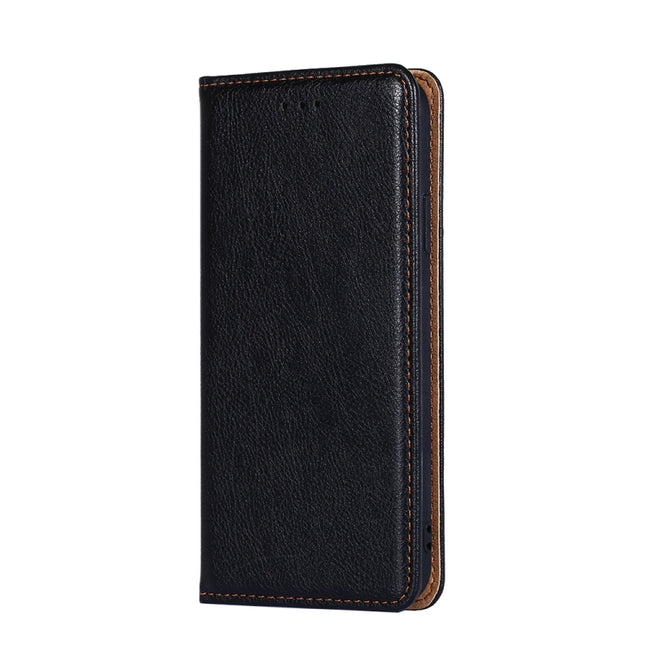 Gloss Oil Solid Color Magnetic Leather Phone Case