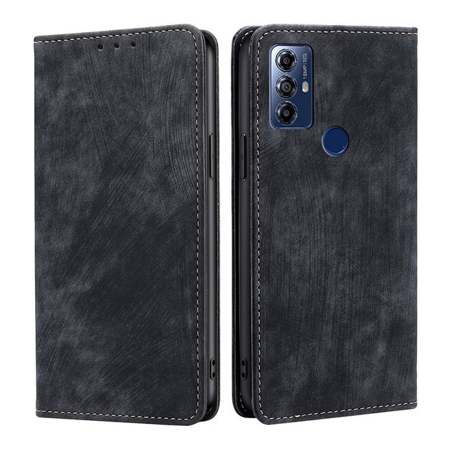 RFID Anti-theft Brush Magnetic Leather Phone Case