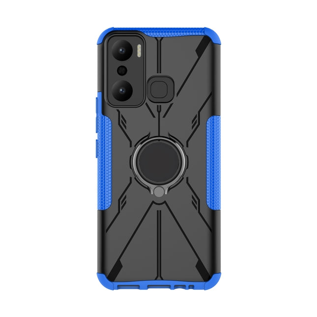 Armor Bear Shockproof PC + TPU Phone Case with Ring