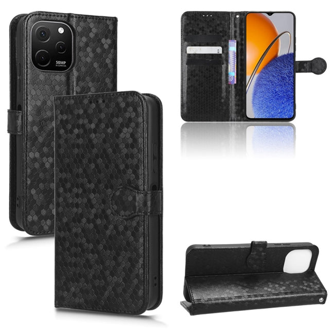 Honeycomb Dot Texture Leather Phone Case
