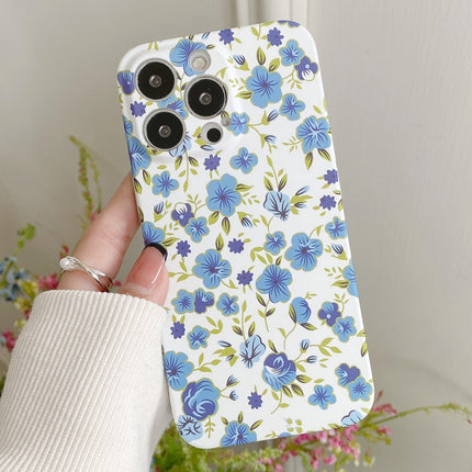 Water Sticker Flower Pattern PC Phone Case