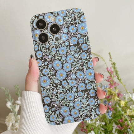 Water Sticker Flower Pattern PC Phone Case