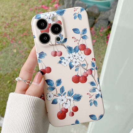 Water Sticker Flower Pattern PC Phone Case