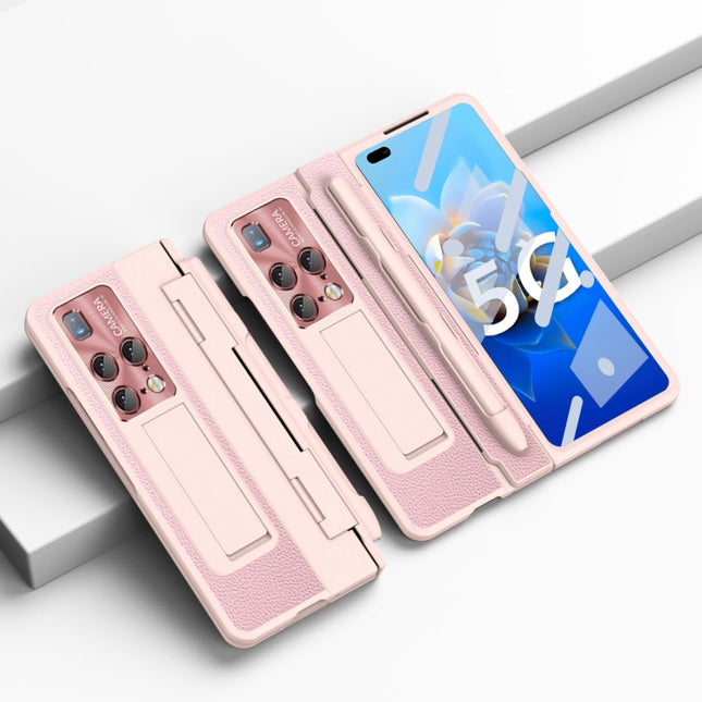 Integrated Full Coverage Hinge Phone Case with Stylus