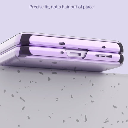 Electroplating Frame Ring Transparent Suction Phone Case with Protective Film