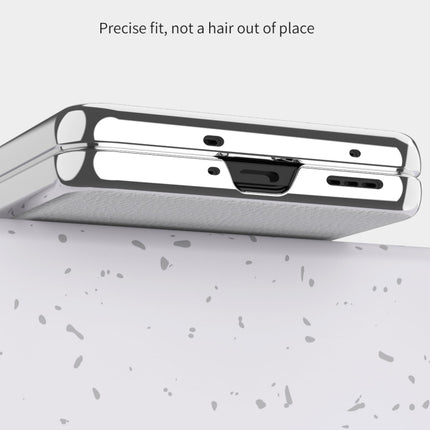 Litchi Pattern Electroplating Frame Magnetic Phone Case