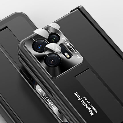 Integrated Metal Hinge All-inclusive Phone Case with Pen Slot