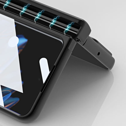 Integrated Metal Hinge All-inclusive Phone Case with Pen Slot