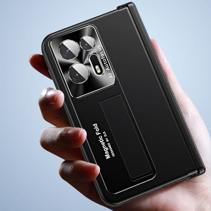 Integrated Metal Hinge All-inclusive Phone Case with Pen Slot