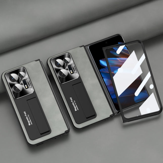 Integrated Napa Pattern All-inclusive Magnetic Phone Case