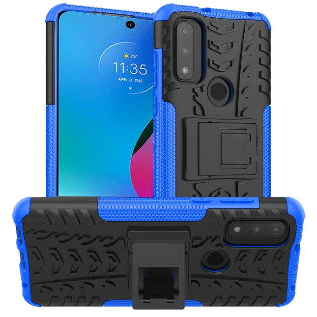 Tire Texture TPU + PC Phone Case with Holder