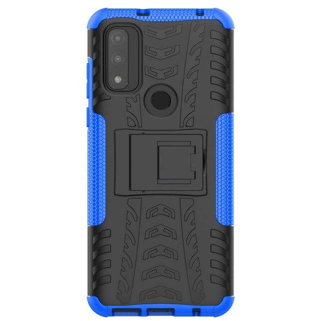 Tire Texture TPU + PC Phone Case with Holder