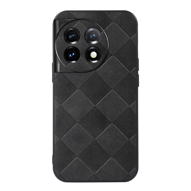 Weave Plaid PU Phone Case
