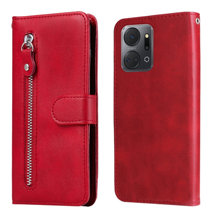 Calf Texture Zipper Leather Phone Case