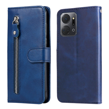 Calf Texture Zipper Leather Phone Case