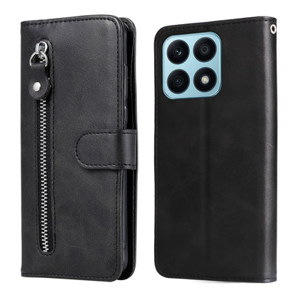 Calf Texture Zipper Leather Phone Case