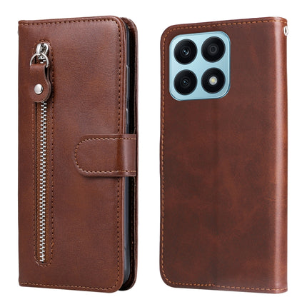 Calf Texture Zipper Leather Phone Case
