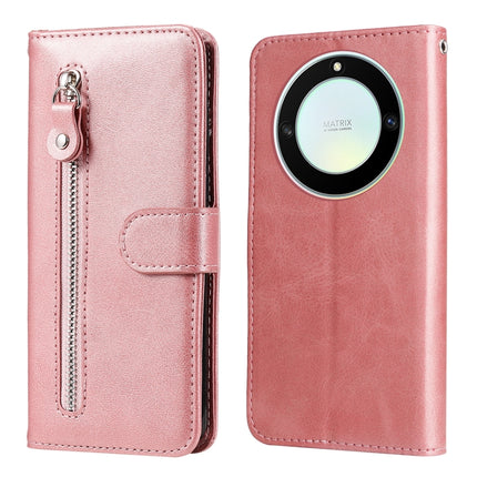 Calf Texture Zipper Leather Phone Case