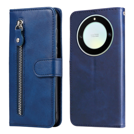 Calf Texture Zipper Leather Phone Case