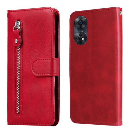 Calf Texture Zipper Leather Phone Case