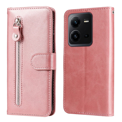 Calf Texture Zipper Leather Phone Case