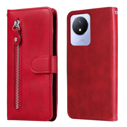 Calf Texture Zipper Leather Phone Case