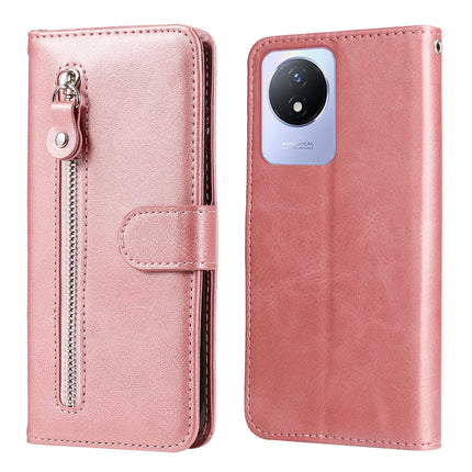 Calf Texture Zipper Leather Phone Case