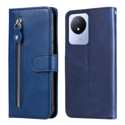 Calf Texture Zipper Leather Phone Case