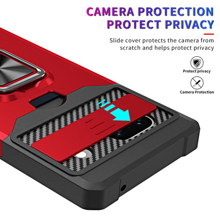 Camera Shield Card Slot Phone Case with Ring Holder