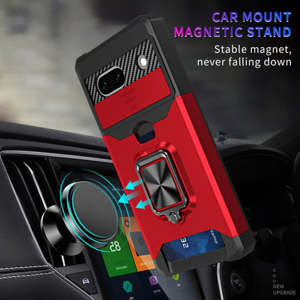 Camera Shield Card Slot Phone Case with Ring Holder