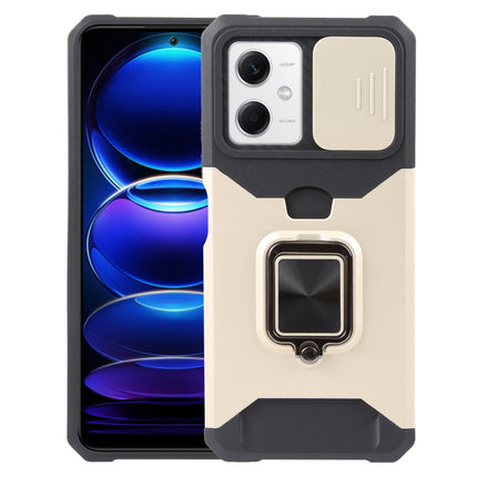 Camera Shield Card Slot Phone Case with Ring Holder