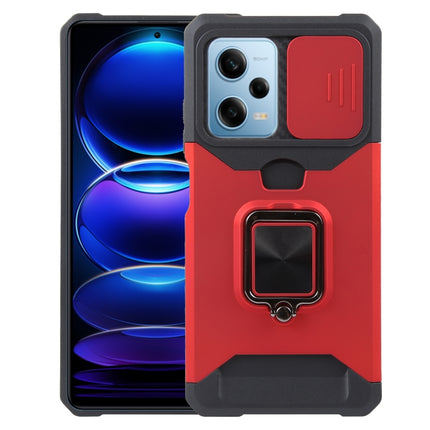 Camera Shield Card Slot Phone Case with Ring Holder