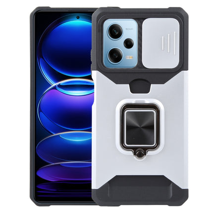 Camera Shield Card Slot Phone Case with Ring Holder
