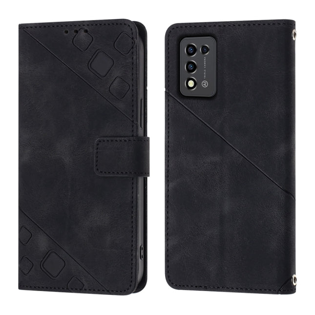Skin-feel Embossed Leather Phone Case