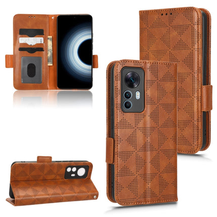 Symmetrical Triangle Leather Phone Case