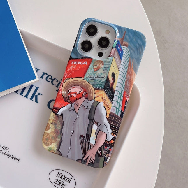 Oil Painting Glossy PC Phone Case