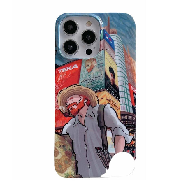 Oil Painting Glossy PC Phone Case