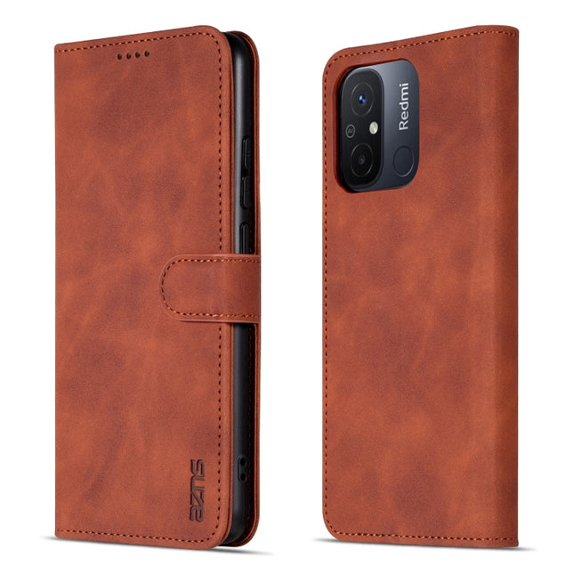 AZNS Skin Feel Calf Texture Flip Leather Phone Case