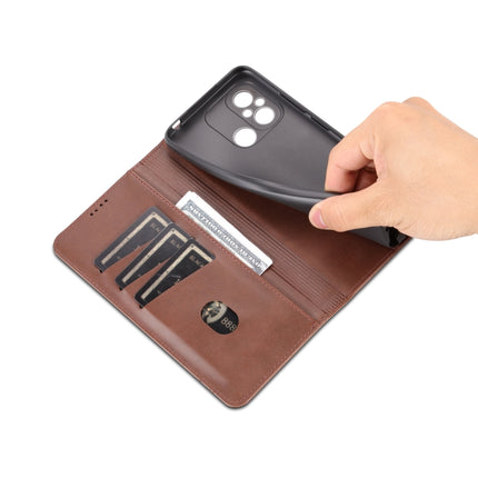 AZNS Magnetic Calf Texture Flip Leather Phone Case