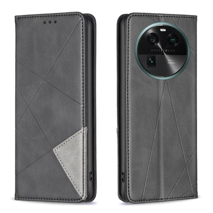 Prismatic Invisible Magnetic Leather Phone Case