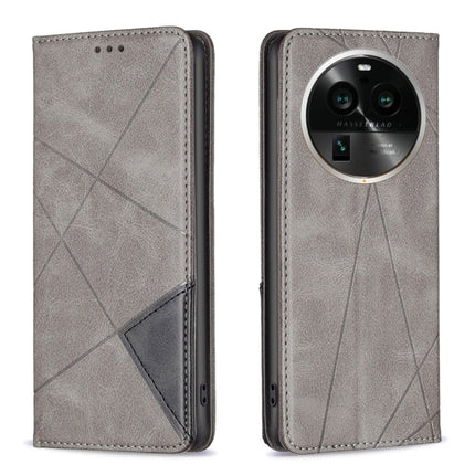 Prismatic Invisible Magnetic Leather Phone Case