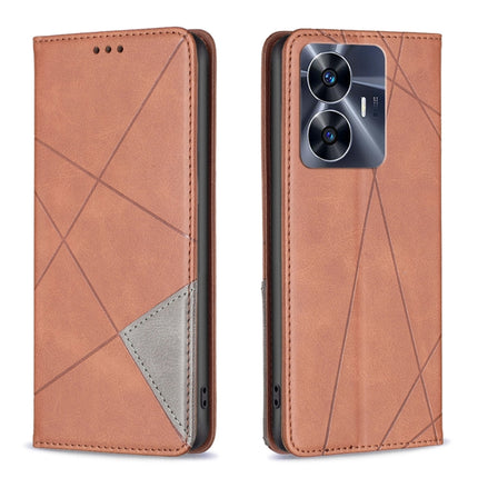 Prismatic Invisible Magnetic Leather Phone Case