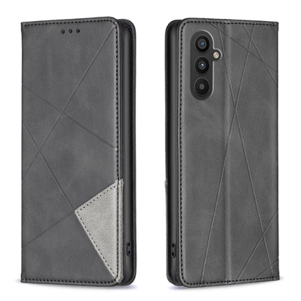 Prismatic Invisible Magnetic Leather Phone Case
