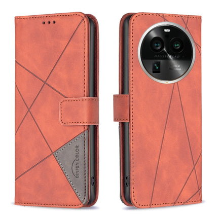 Magnetic Buckle Rhombus Texture Leather Phone Case