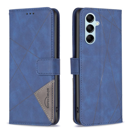 Magnetic Buckle Rhombus Texture Leather Phone Case