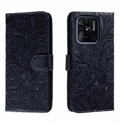 Lace Flower Embossing Flip Leather Phone Case