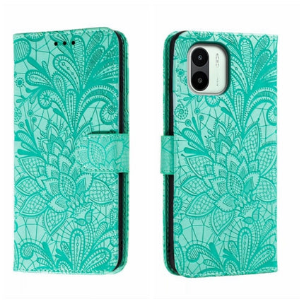 Lace Flower Embossing Flip Leather Phone Case
