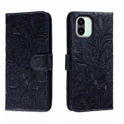 Lace Flower Embossing Flip Leather Phone Case