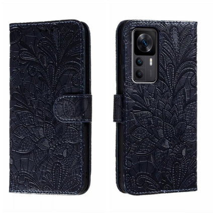 Lace Flower Embossing Flip Leather Phone Case