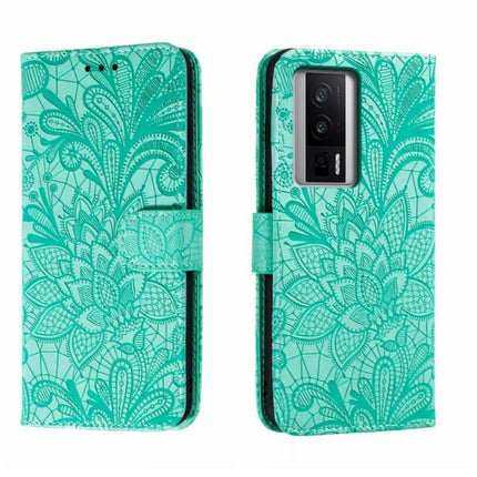 Lace Flower Embossing Flip Leather Phone Case